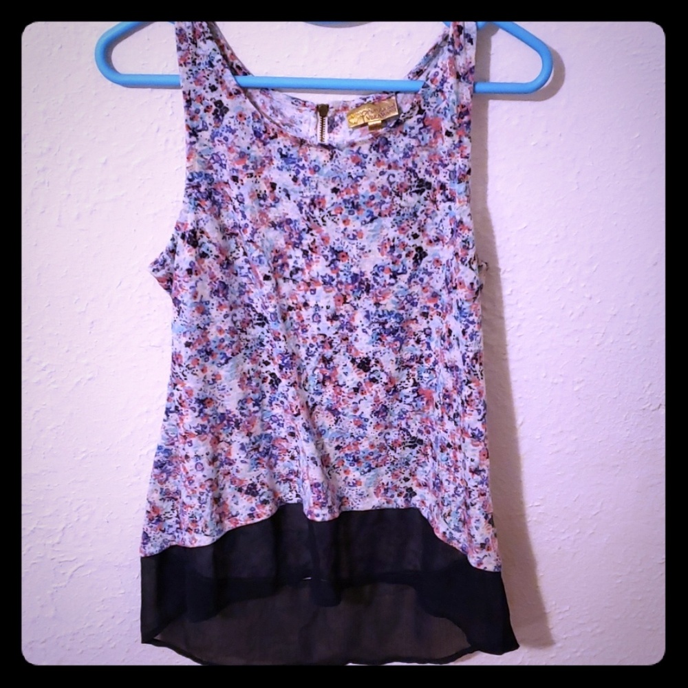 Floral tank top